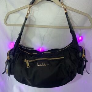 Nicole Miller Black Shoulder Bag